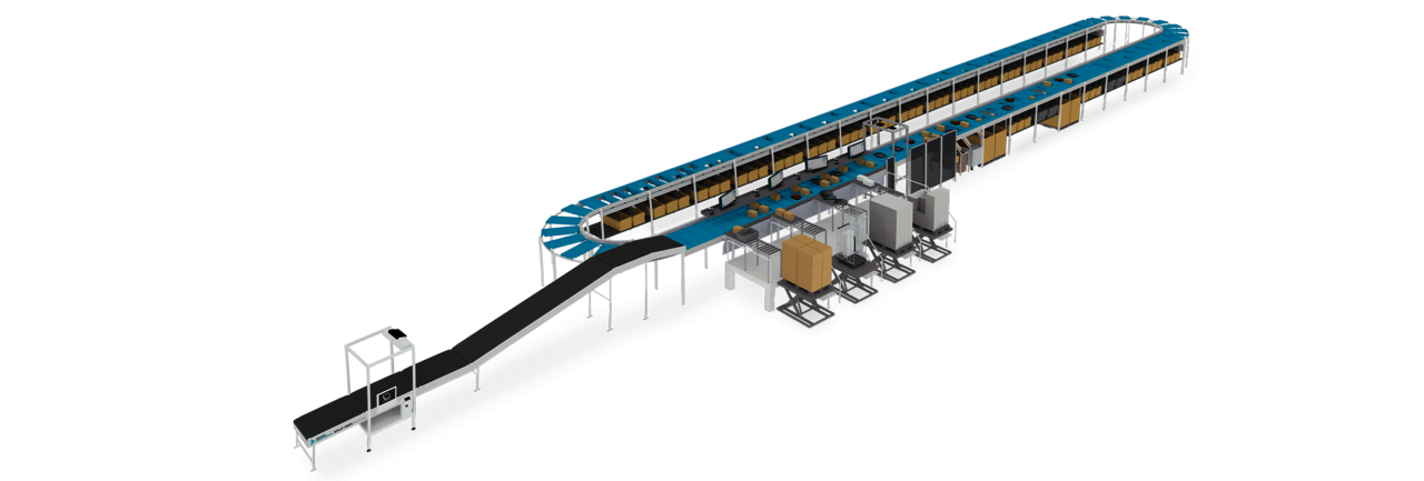 BOWE INTRALOGISTICS Split-Tray Sorter