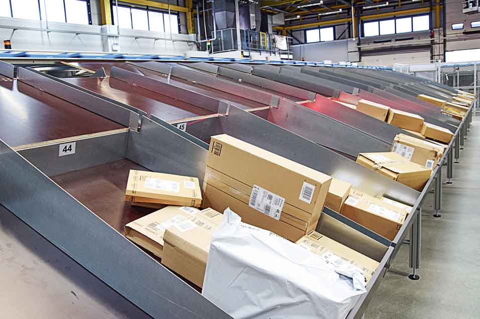 BOWE INTRALOGISTICS sorter chutes